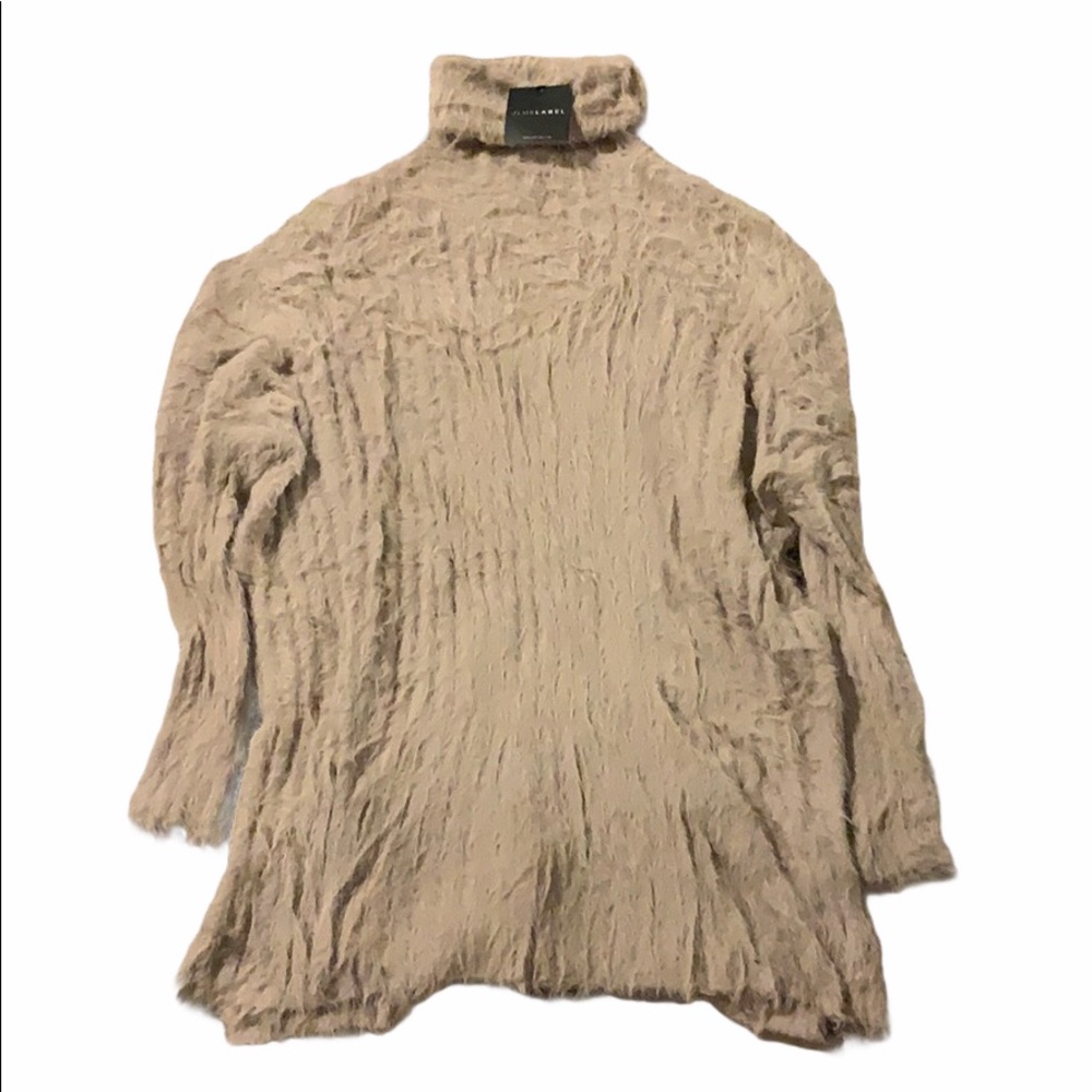 NWT JLUXLABEL Dusty Mauve Soft & Fuzzy Sweater Dre